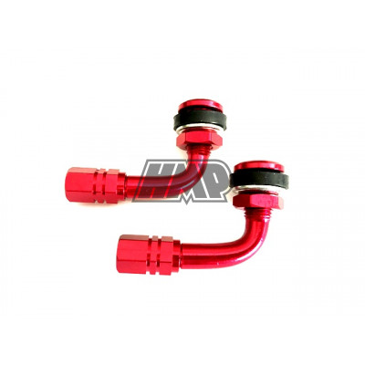 Válvula de ar 90º vermelho ( conjunto 2 peças )